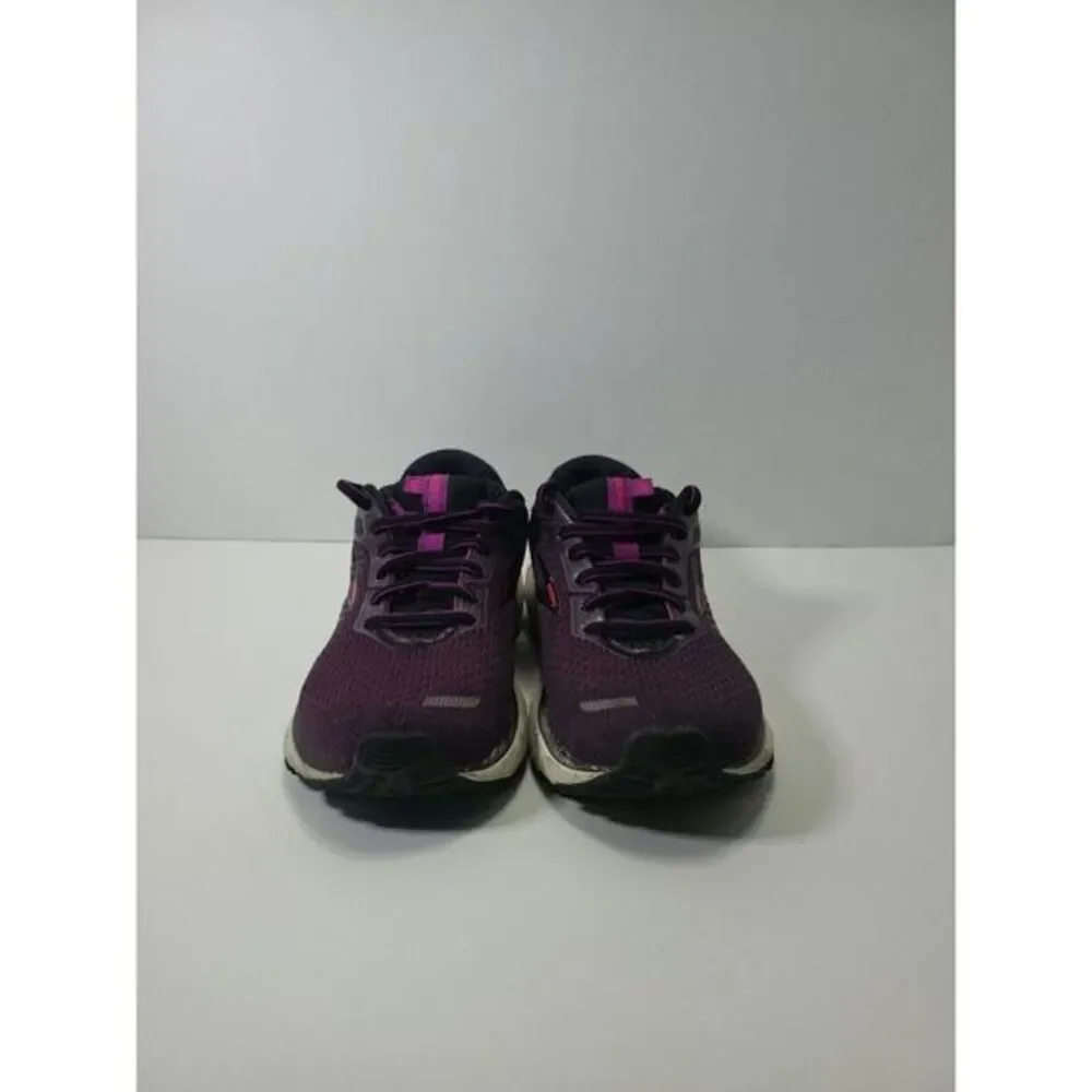 Brooks Ghost 12 1203051B063 Running Shoes Women's‎ Size 7.5 Black/Plum Medium B.